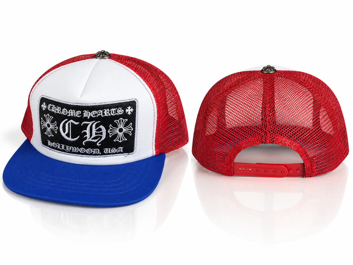 Cappello Chrome blu/red unisex