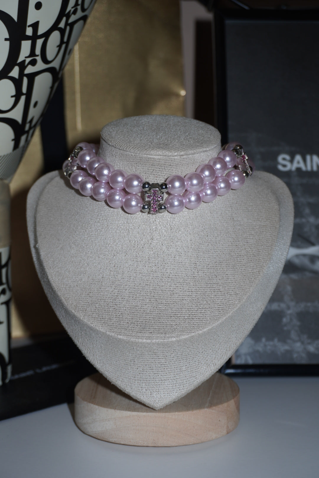 Chocker Maddy pink