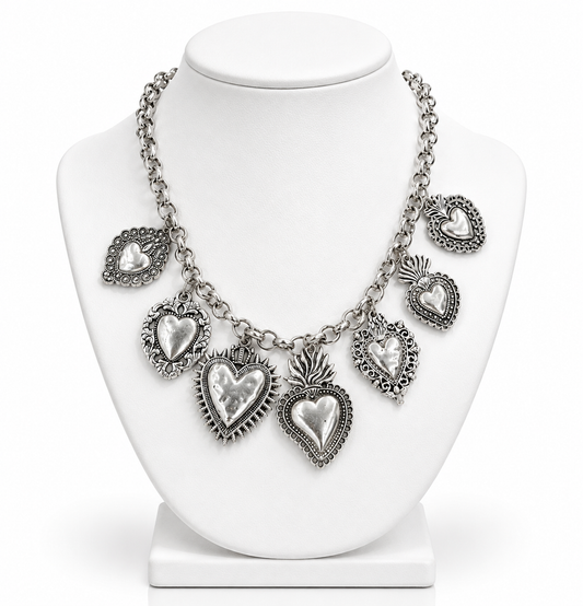 Collana Edda big cuori