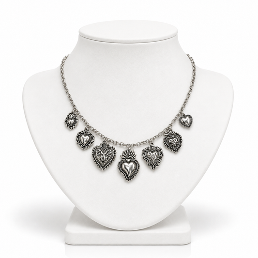 Collana Edda mini cuori