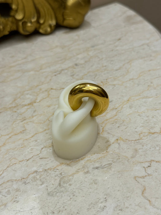 Earcuff bombato gold