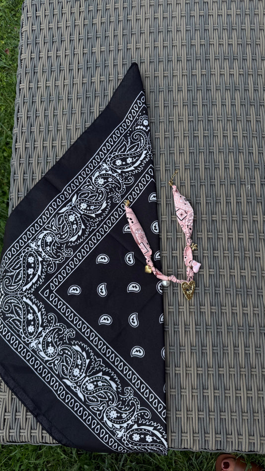 Combo black/pink Chocker+ Bandana
