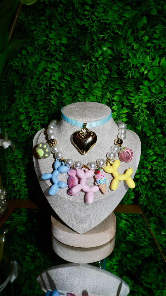 Combo colorful collana + Chocker