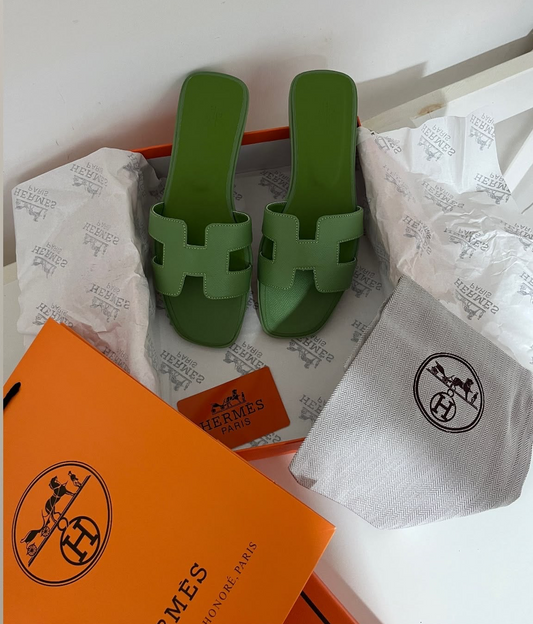 Ciabatte green luxury
