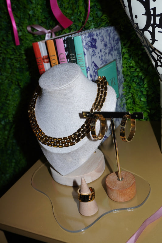 Combo Luxury Collier+Orecchini+Anello