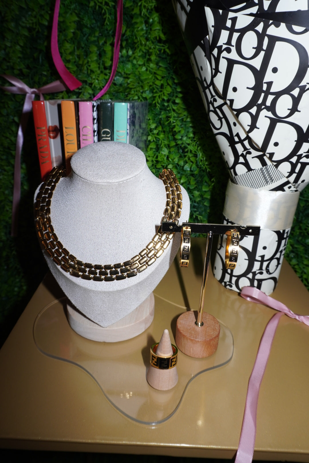 Combo Luxury Collier+Orecchini+Anello