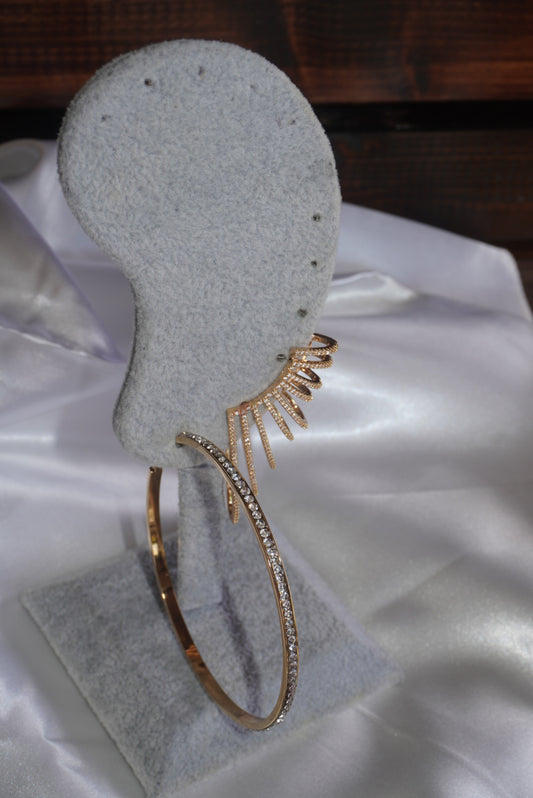Combo Orecchino Tyna + Coppia Cerchi gold
