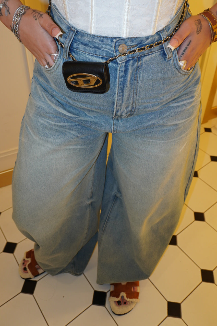Denim Balloon Zayra