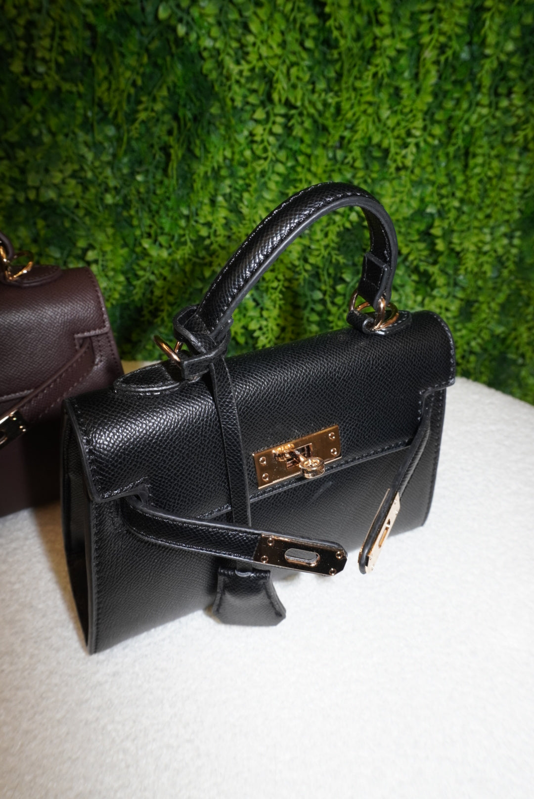 Bag Yara black/brown (con tracolla)