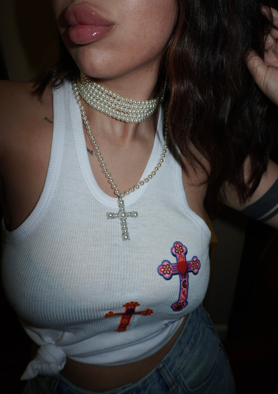 Chocker in perle