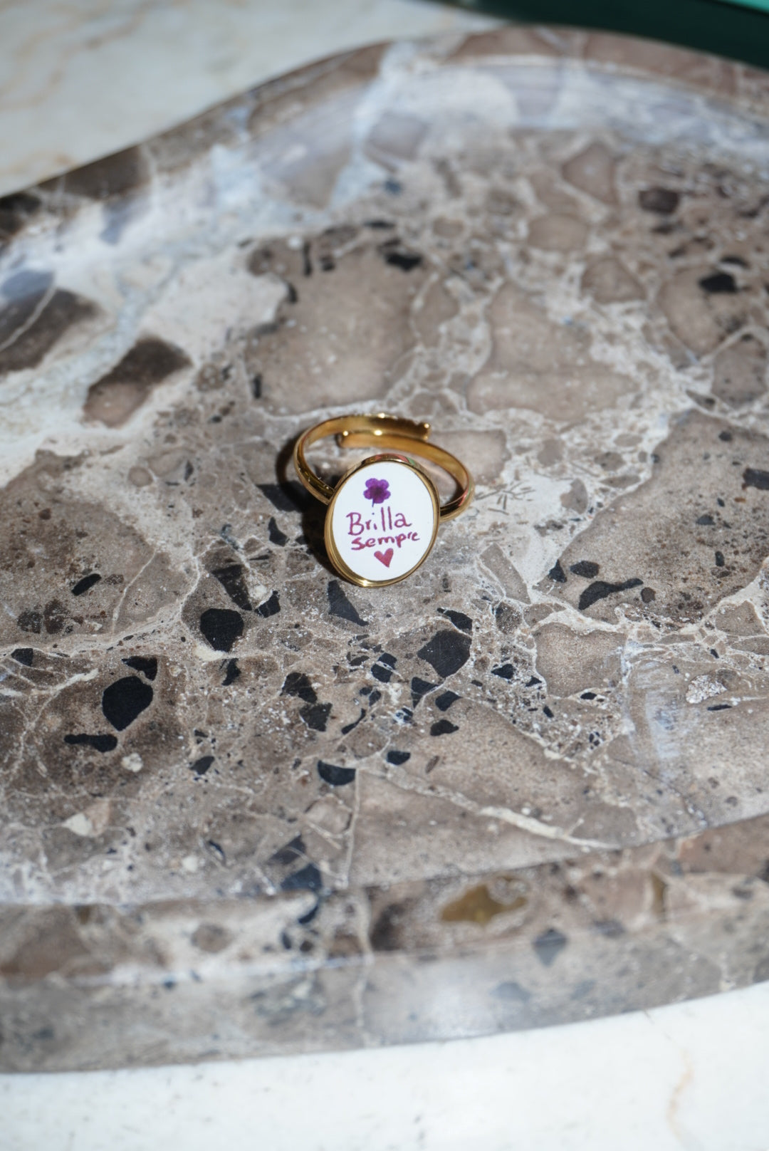 Anello brilla sempre gold