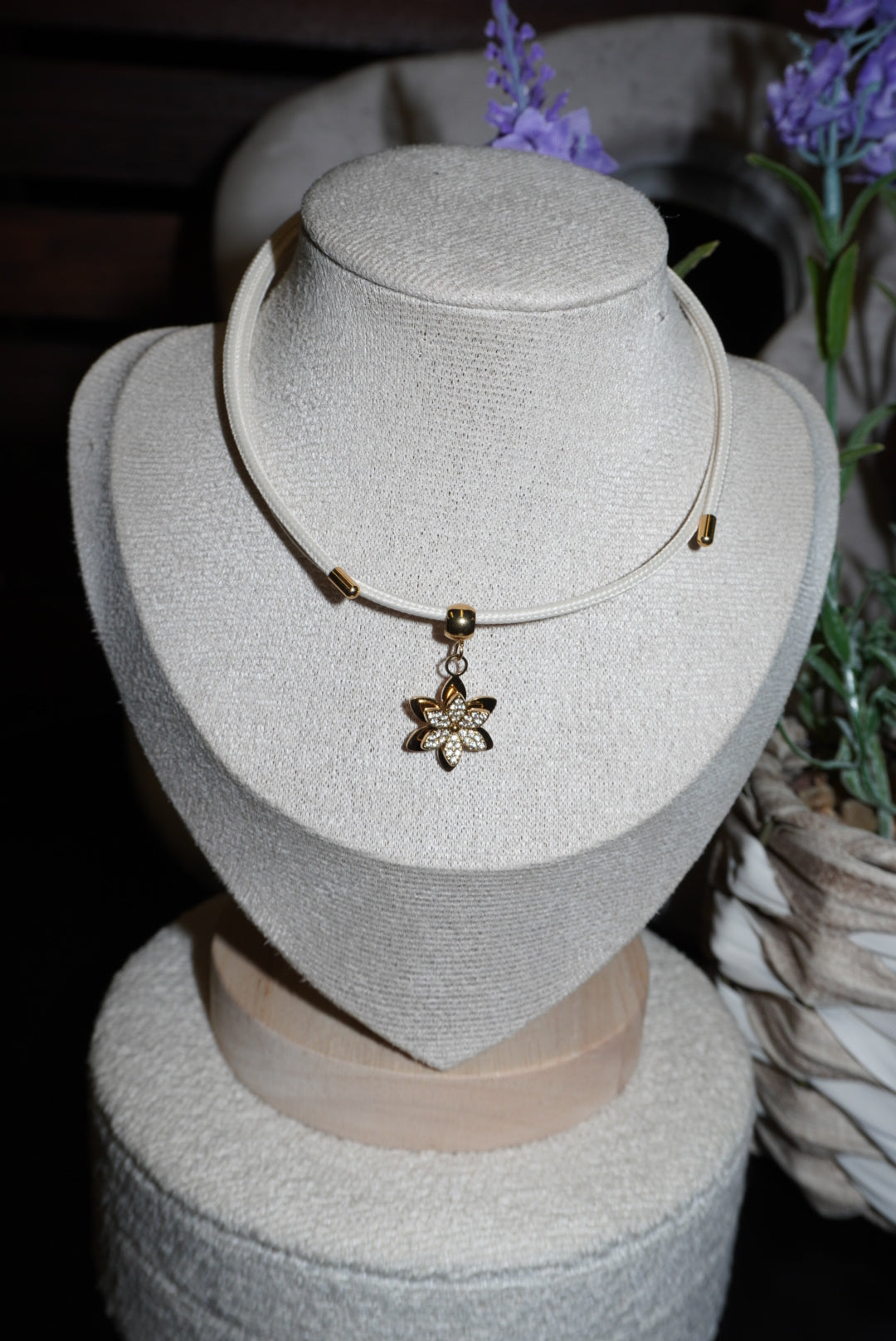 Collana magnetica flower gold