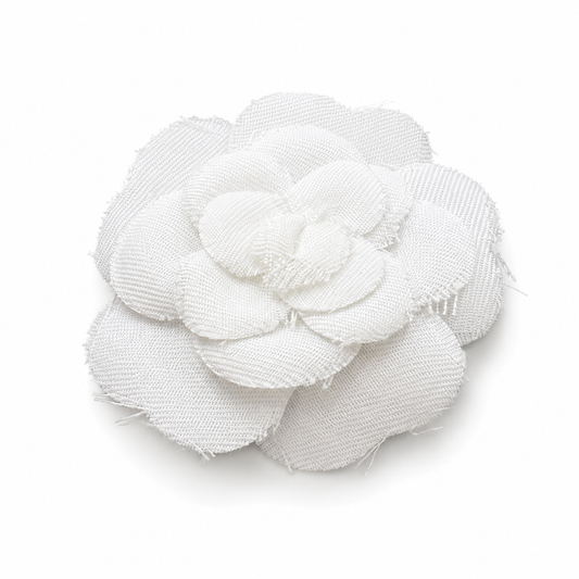 Spilla flower white