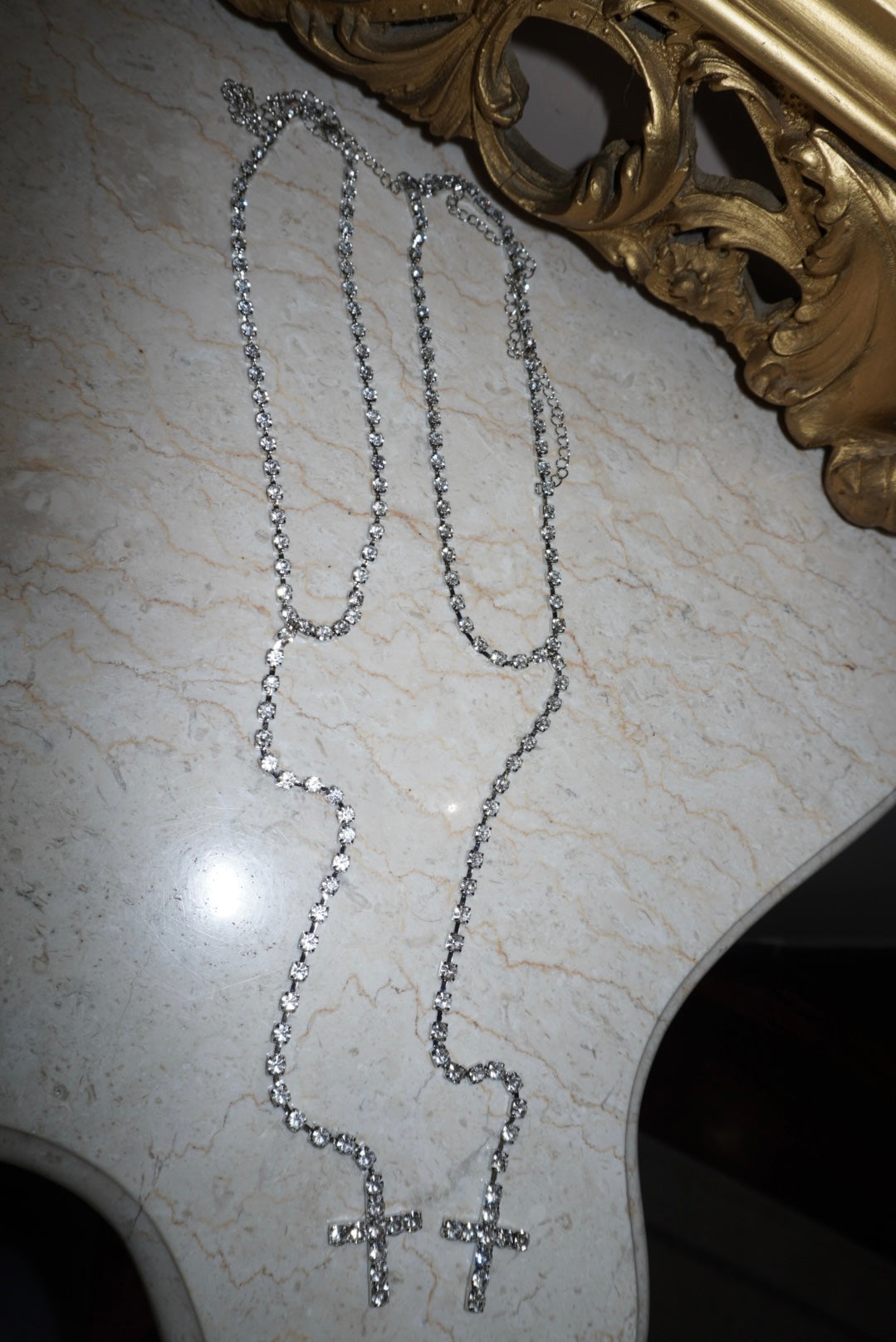 Collana Crois Vane silver