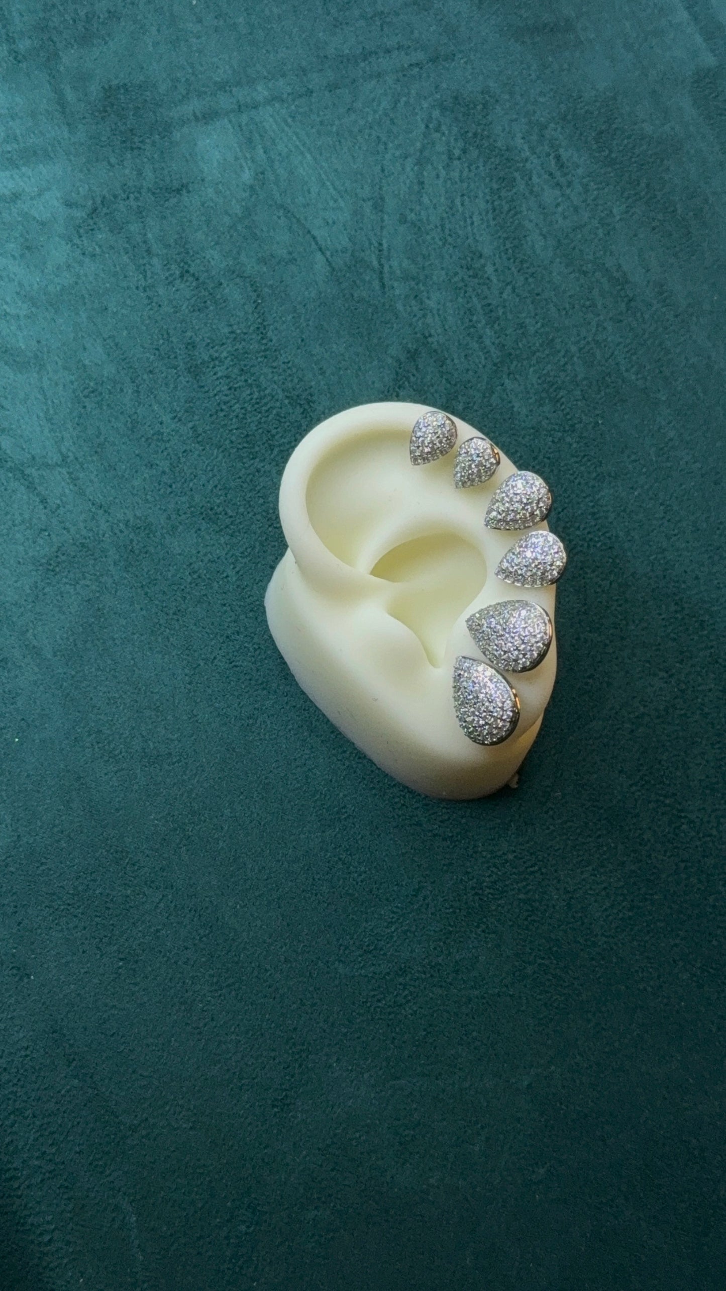 Set Goccia silver (3 coppie)