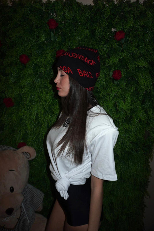 Cappello Bale nero/rosso tg unica