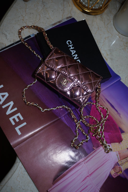 Mini bag luxury pink/gold
