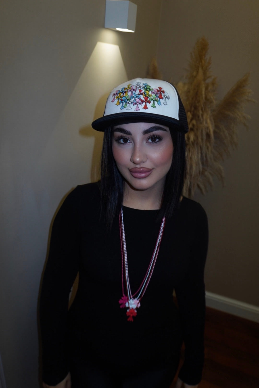 Cappello Chrome rainbow cross
