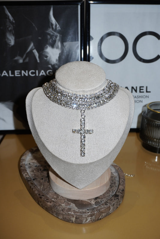 Chocker Crois Maddy silver