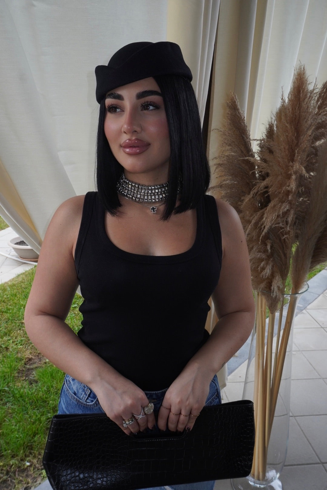 Copricapo Jolie black