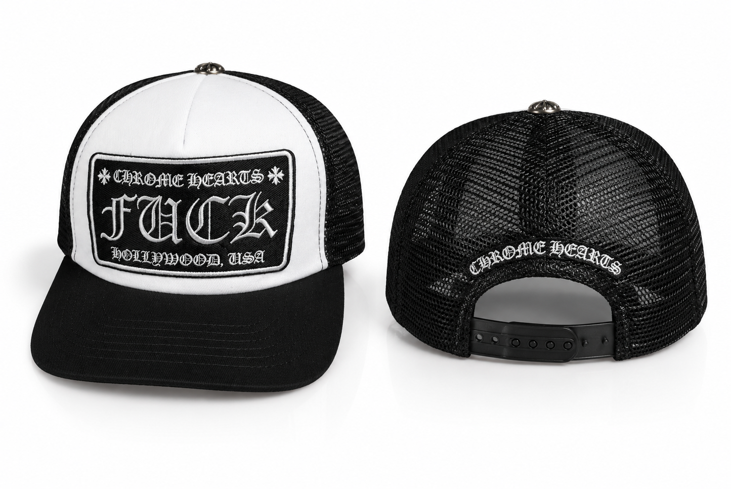 Cappello Chrome white/black