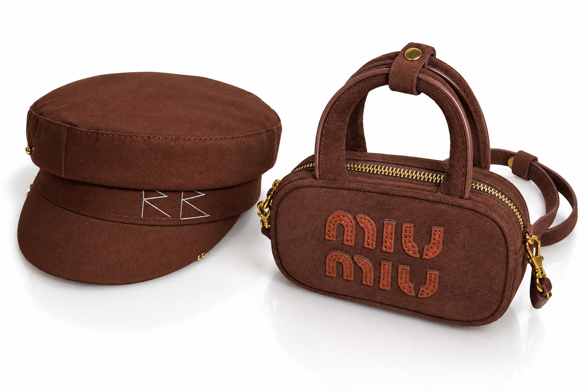 Combo biscotto cappello + borsa