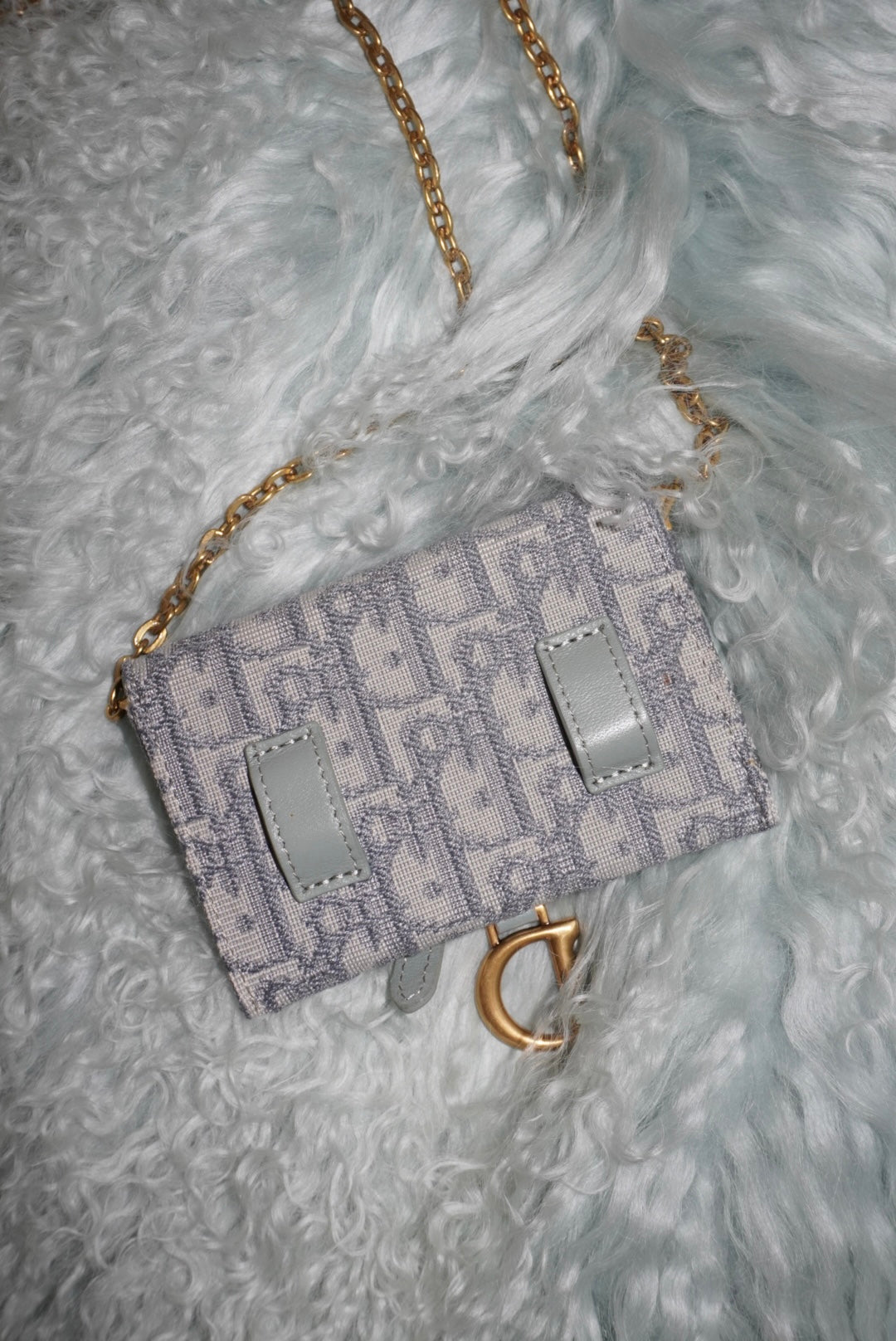 Mini bag CD azzurra