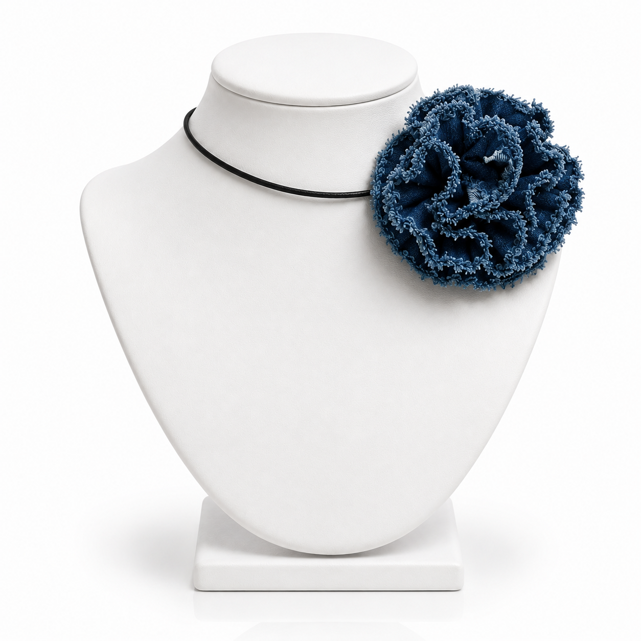 Chocker Rosa in denim