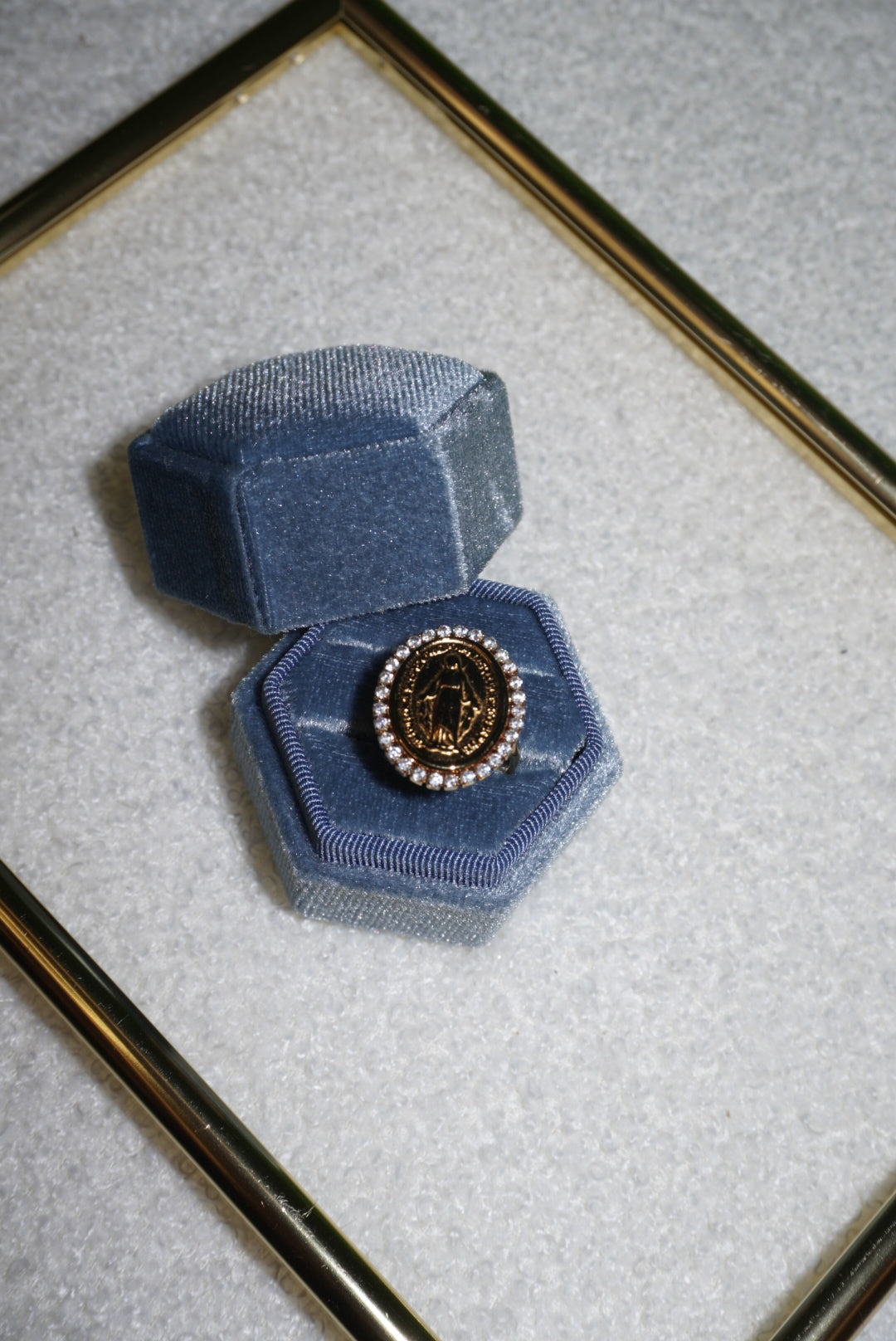 Anello Divino gold regolabile