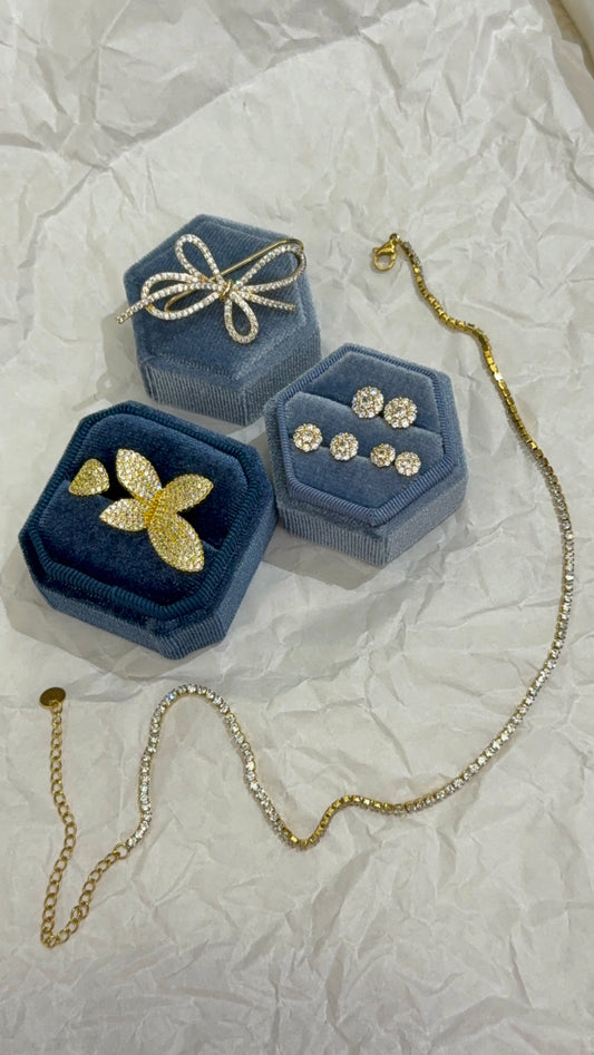 Combo Gold Anello + Earcuff + Set + Chocker