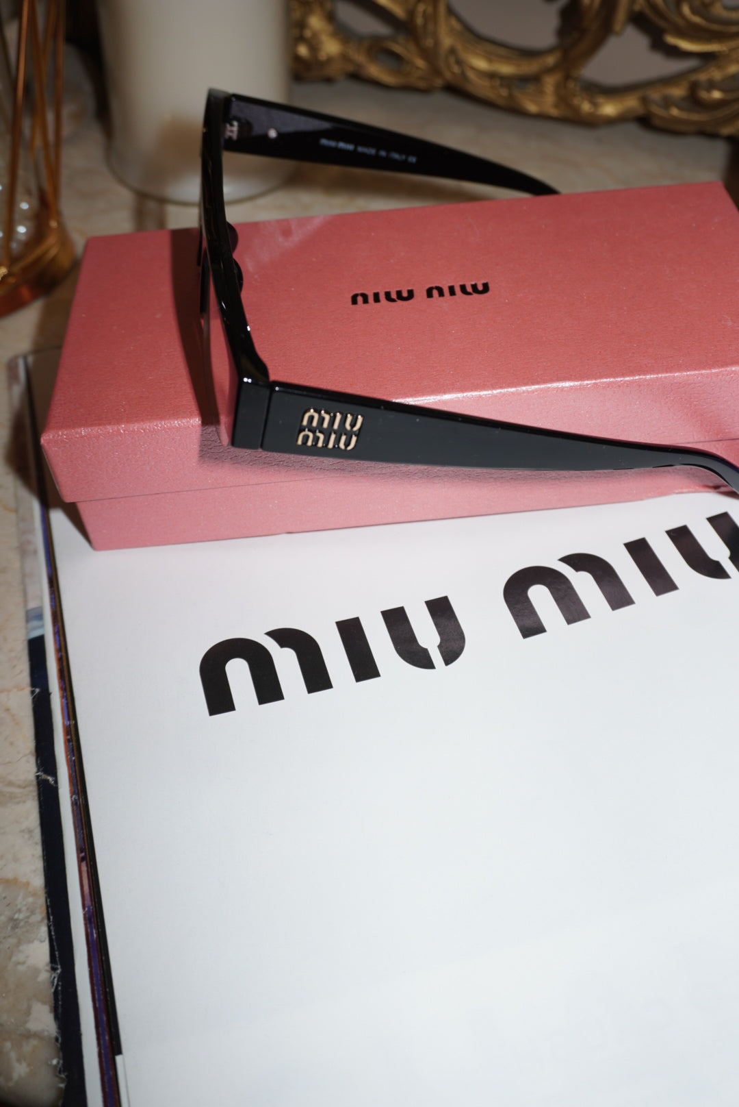 Occhiali Miu black