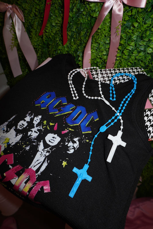 Canotta Acdc + collane