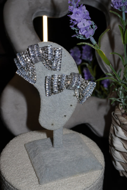 Orecchini Flake silver