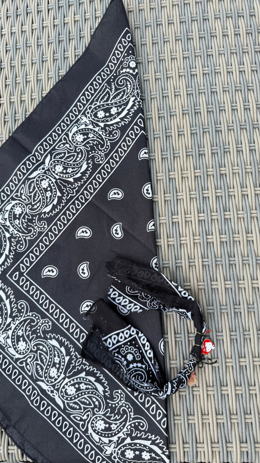 Combo black (Bandana+ cavigliera)