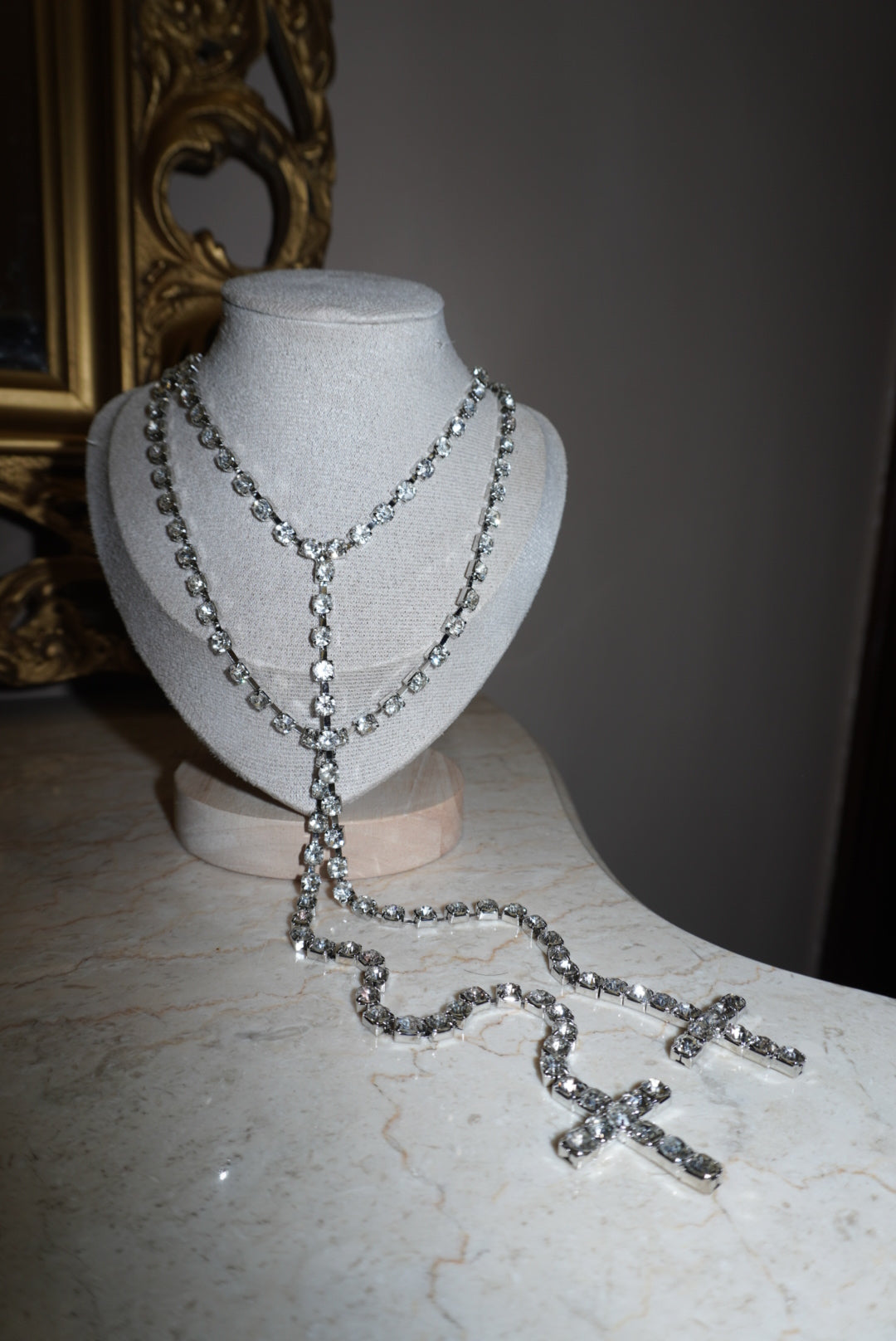 Collana Crois Vane silver