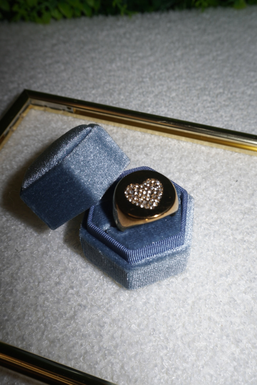 Anello Chevalier Cuore regolabile