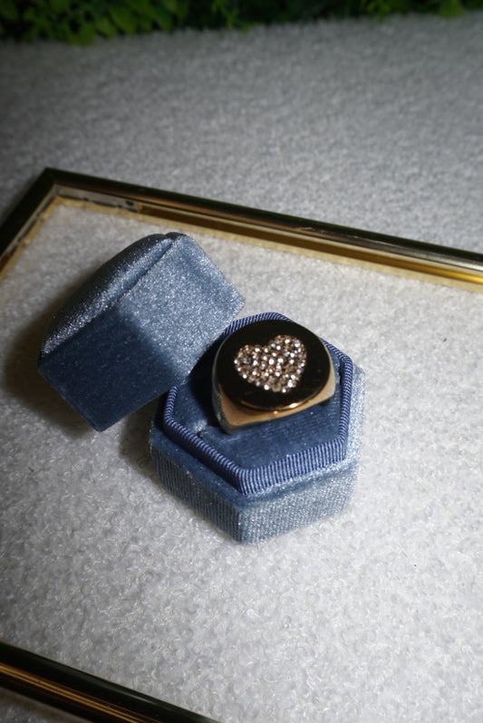 Anello Chevalier Cuore regolabile