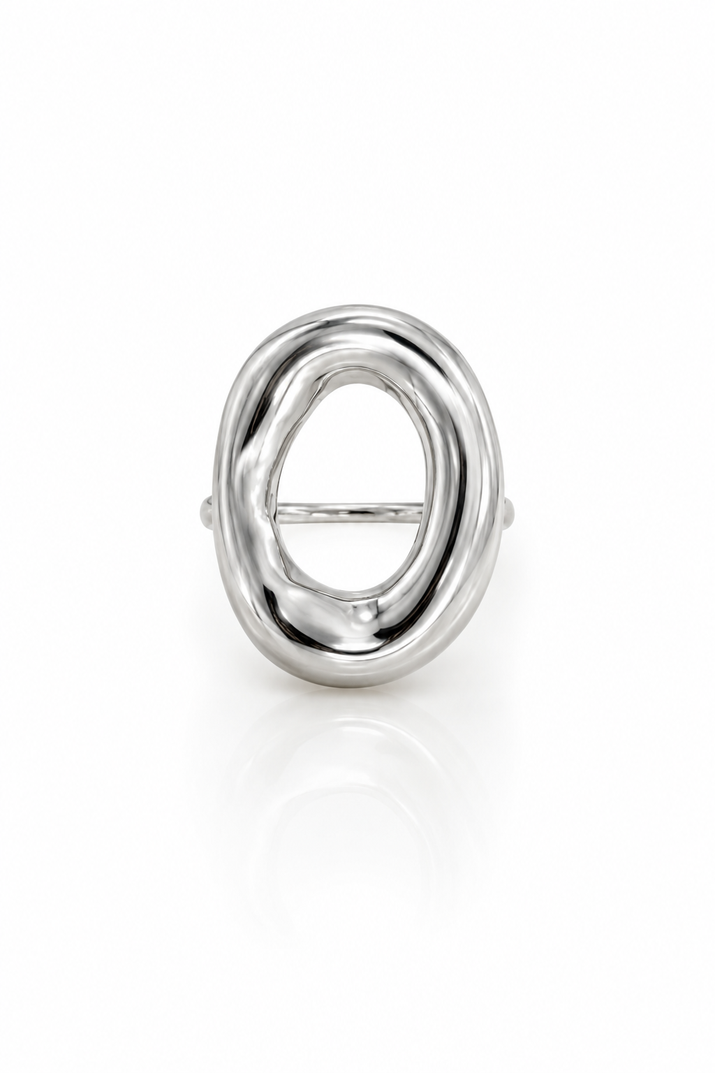 Anello Silver sfera regolabile