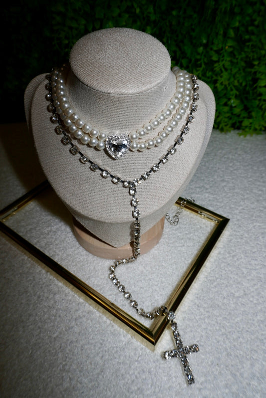 Combo Flavya Chocker+Collana