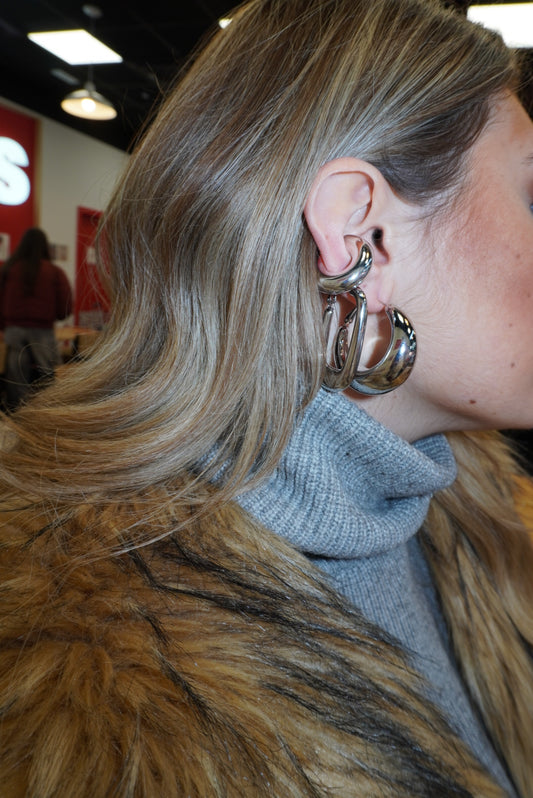 Combo Ilarya (2 paia di orecchini + Earcuff)