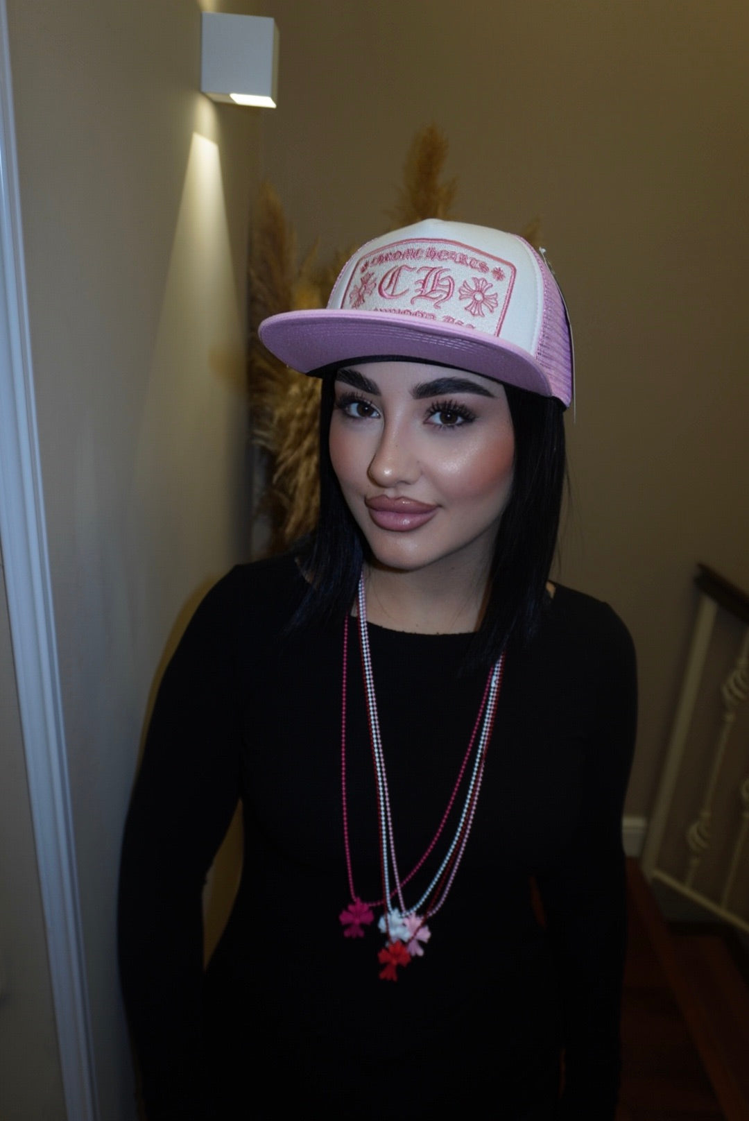 Cappello Chrome pink