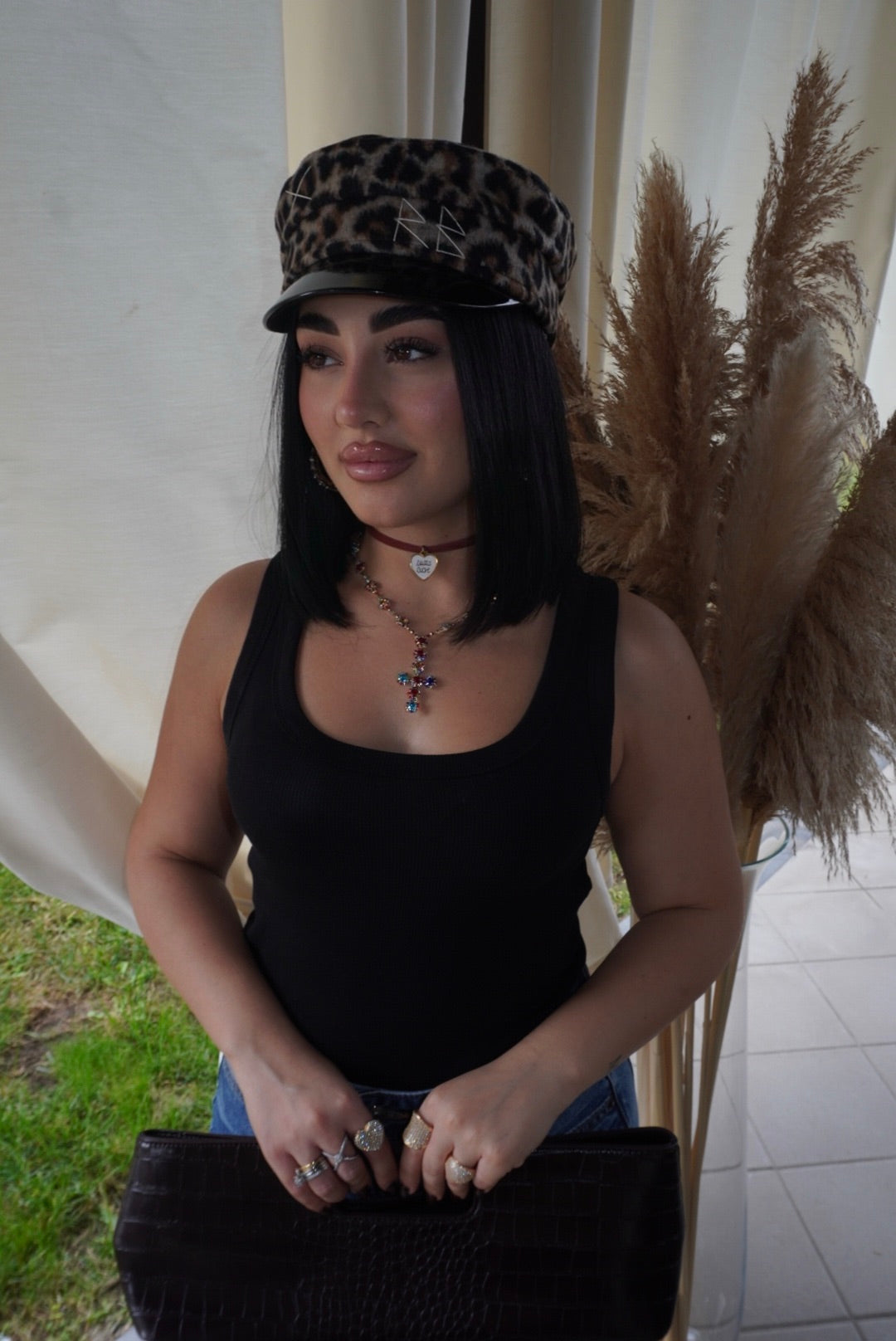 Cappello Rb leopard top quality