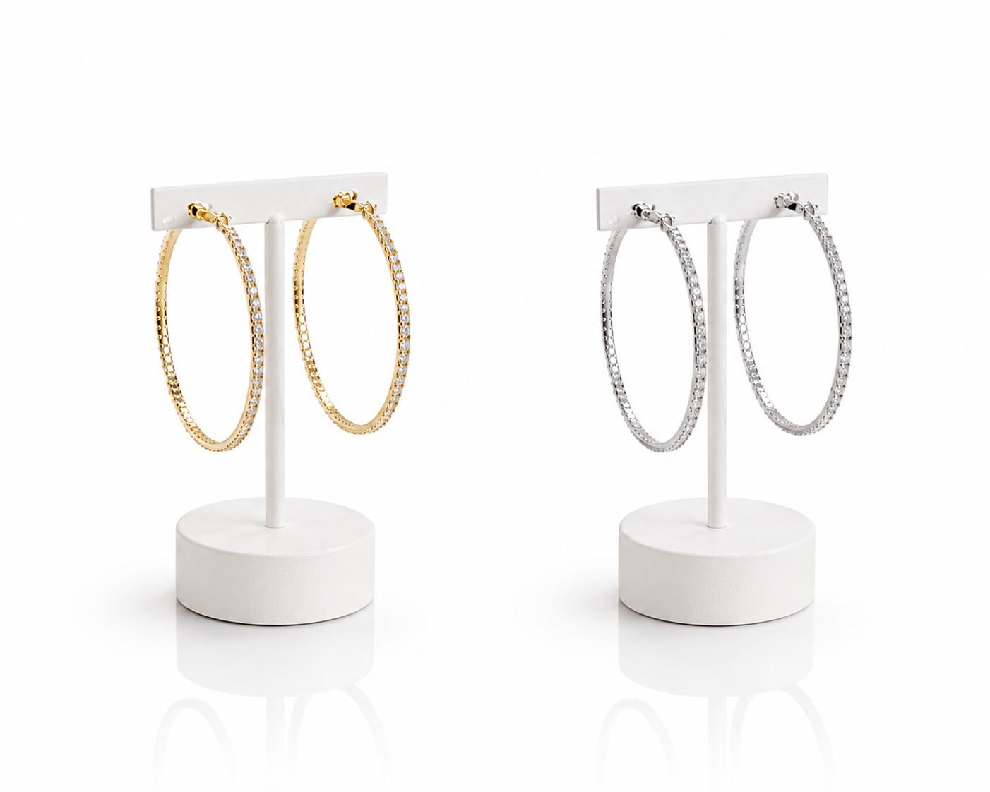 Orecchini Cerchi gold/silver