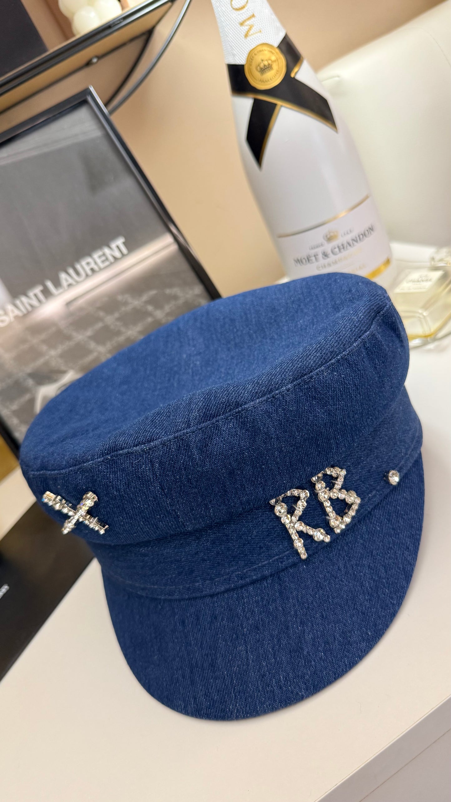 Cappello Rb in denim