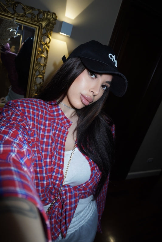 Berretto Alo nero regolabile