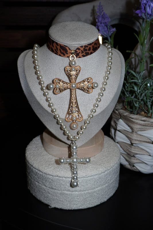 Combo Perlata chocker + collana