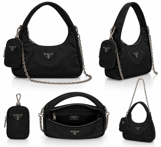 Bag prd black silver