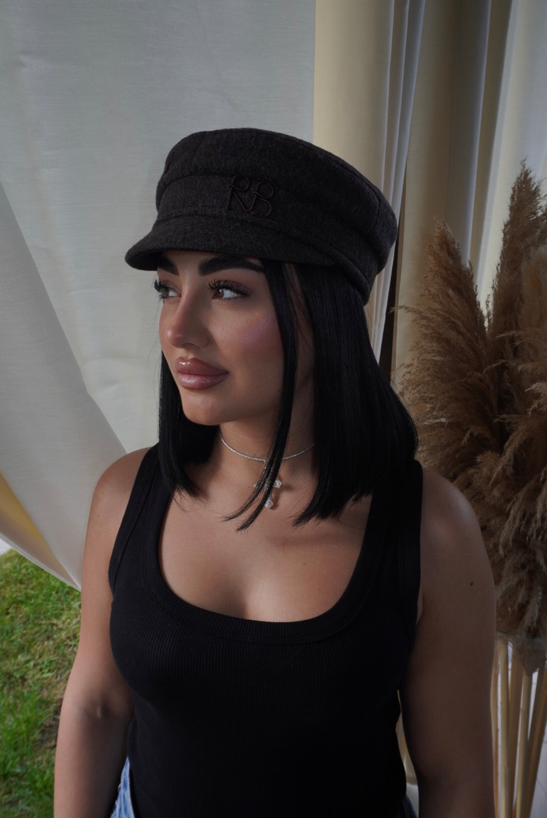 Cappello Rb grey in lana top quality