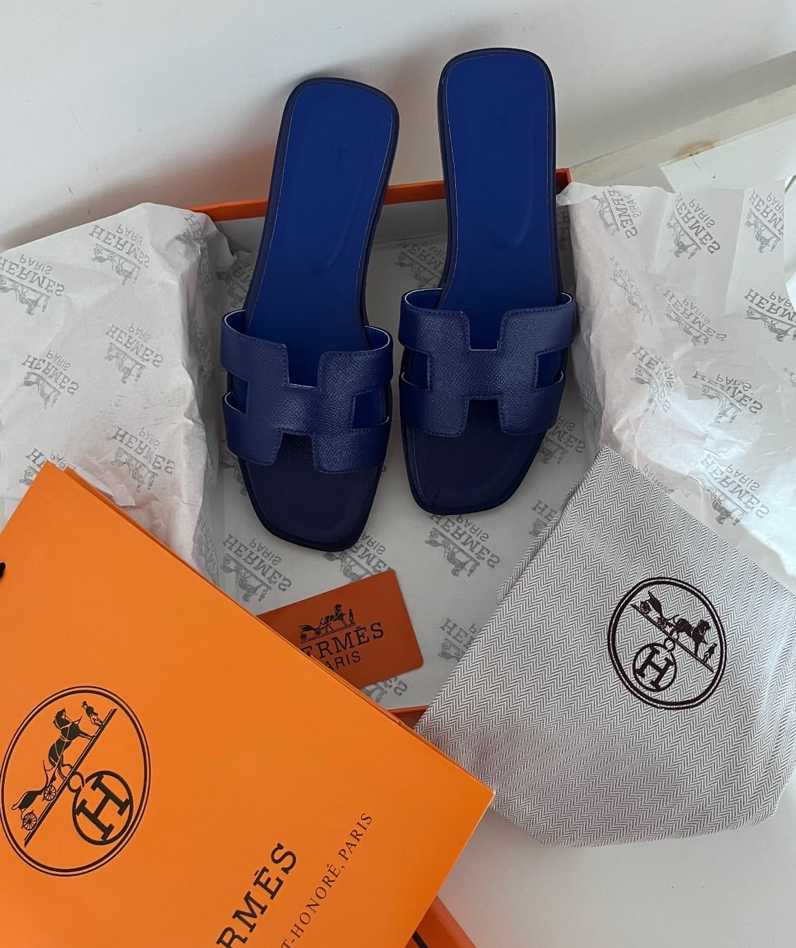 Ciabatte blue luxury