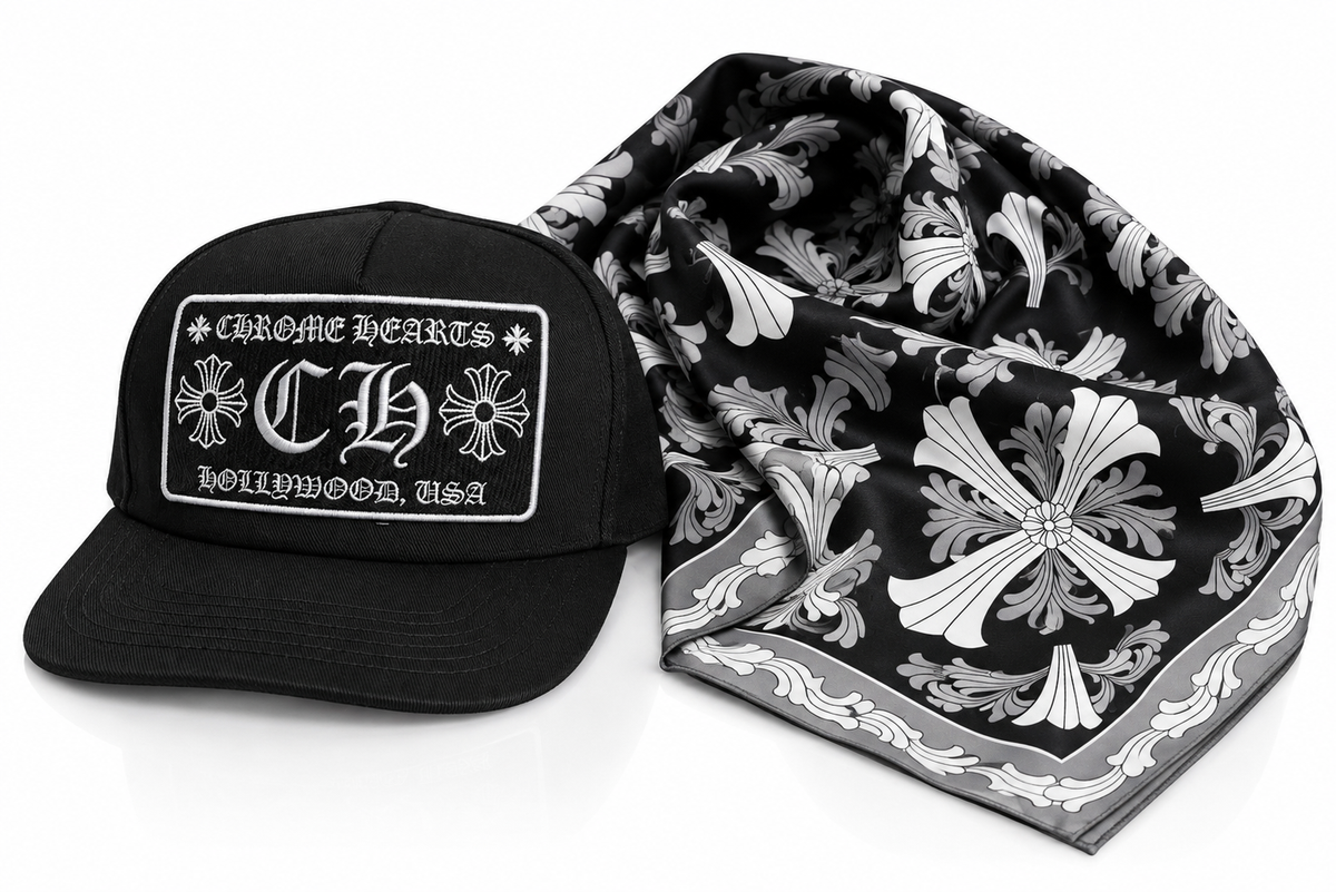 Combo Chrome cappello e foulard
